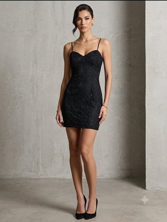 Rampage Dresses & Skirts - Vintage Rampage Black Floral Lace Slip Dress | Y2K 90s Mini |
